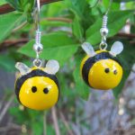 Sunhawk Bee Earrings